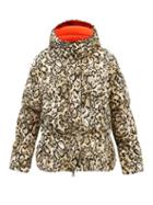 Moncler - Parana Leopard-print Quilted Down Jacket - Womens - Animal