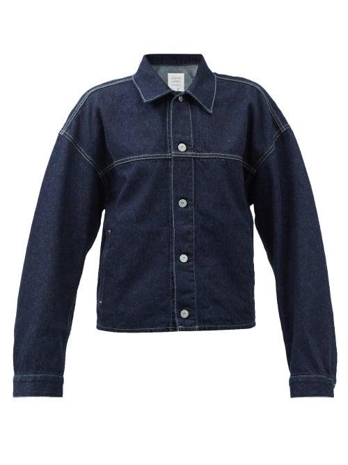 Kuro - Dynamo Recycled-denim Jacket - Womens - Dark Denim