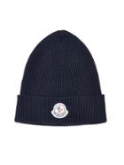 Moncler Ribbed-knit Wool Beanie Hat