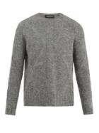 Neil Barrett Asymmetric-hem Alpaca-blend Sweater