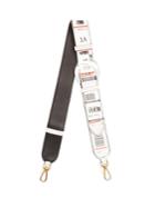 Maison Margiela Travel Ticket-print Leather Bag Strap