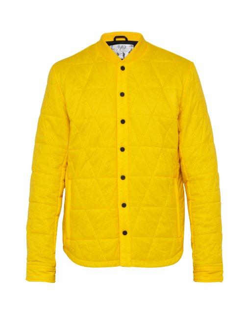 Matchesfashion.com Aztech Mountain - Corkscrew Quilted Jacket - Mens - Yellow
