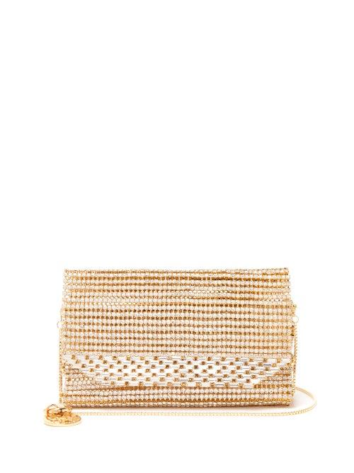 Matchesfashion.com Rosantica - Rossana Crystal-embellished Shoulder Bag - Womens - Crystal