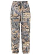 Gucci - X The North Face Printed Nylon Track Pants - Womens - Green Multi