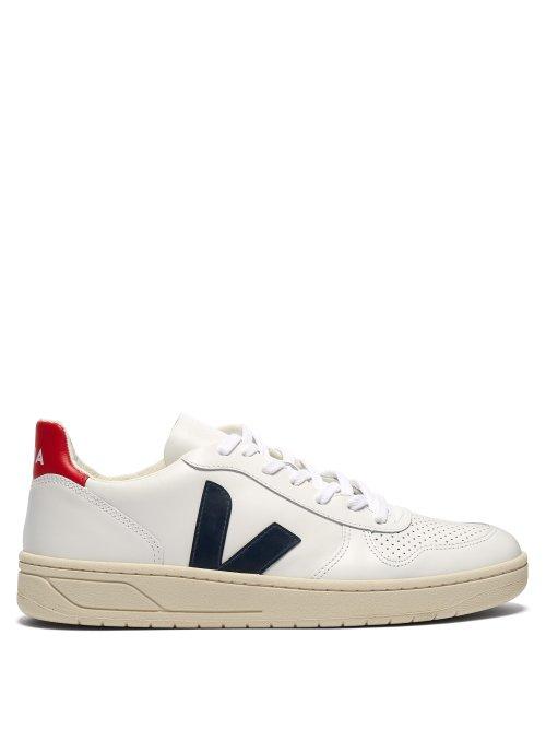 Matchesfashion.com Veja - V 10 Low Top Leather Trainers - Mens - White Multi