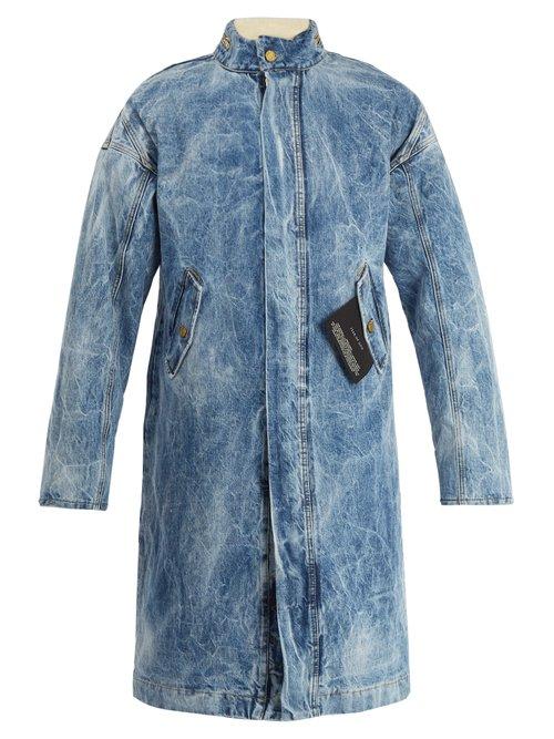 Matchesfashion.com Fear Of God - Holy Water Denim Coat - Mens - Blue