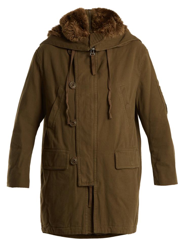 Vince High-neck Hooded Parka