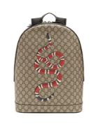 Gucci Kingsnake Gg Supreme-print Canvas Backpack