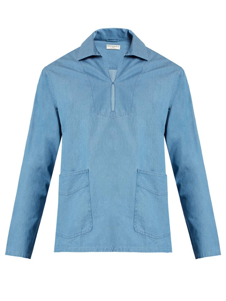 Éditions M.r Sailor Cutaway Cotton Shirt