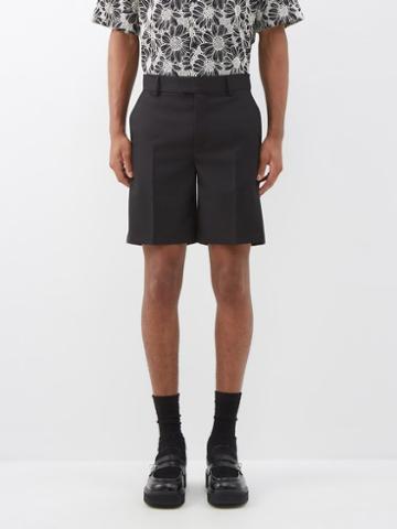 Sfr - Sven Technical-blend Shorts - Mens - Black