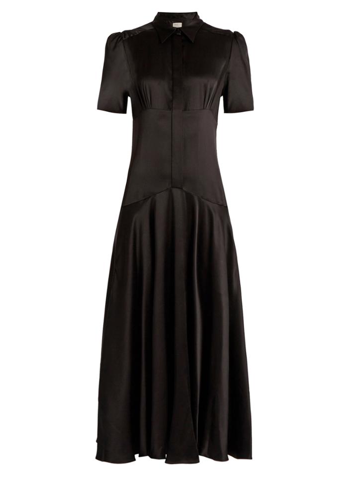 Hillier Bartley Plimpton Dropped-waist Silk-satin Dress