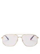 Matchesfashion.com Chlo - Optical Aviator Glasses - Womens - Clear