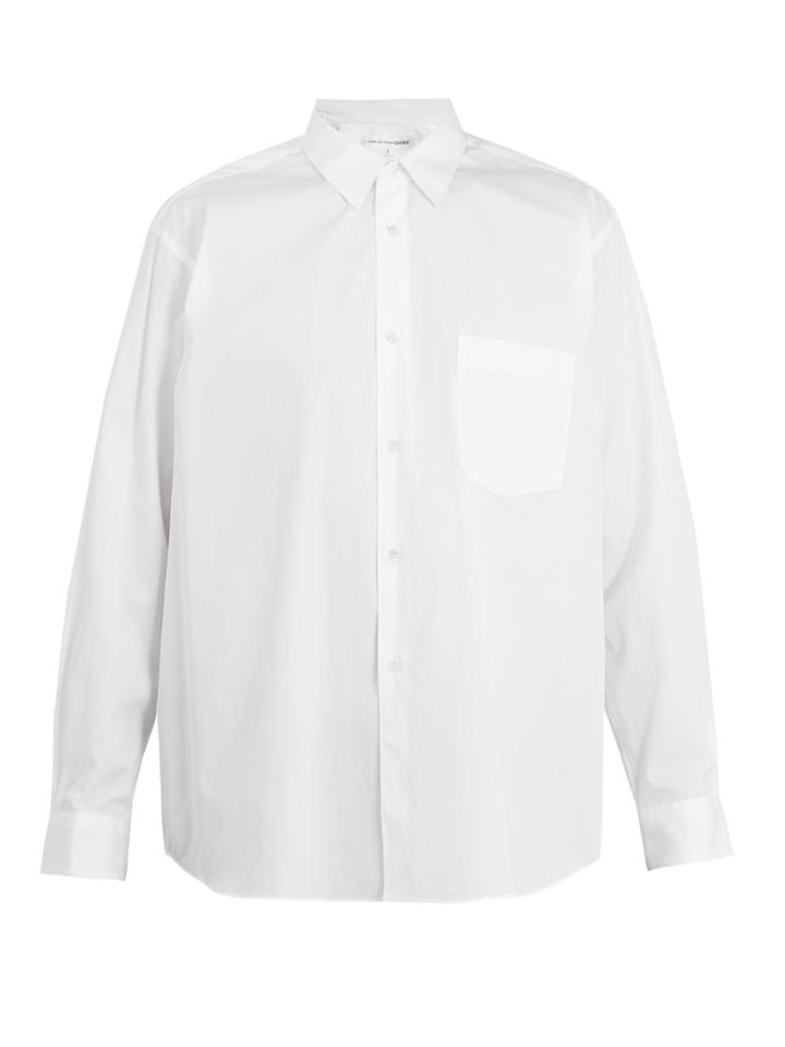 Comme Des Garçons Shirt Forever Cotton-poplin Shirt