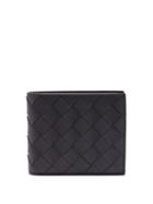 Bottega Veneta - Intrecciato Leather Bifold Wallet - Mens - Black