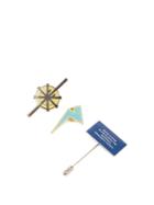 Matchesfashion.com Raf Simons - Pack Of Three Brooches - Womens - Multi