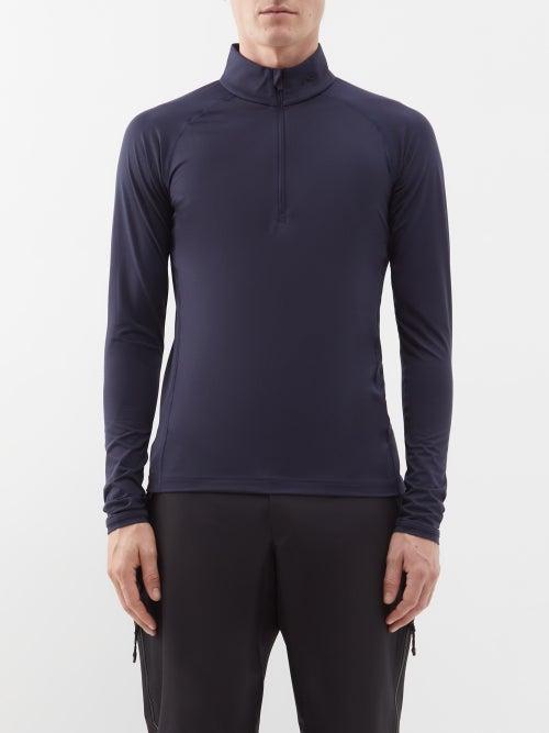 Kjus - Feel Half-zip Mid-layer Jersey Top - Mens - Navy