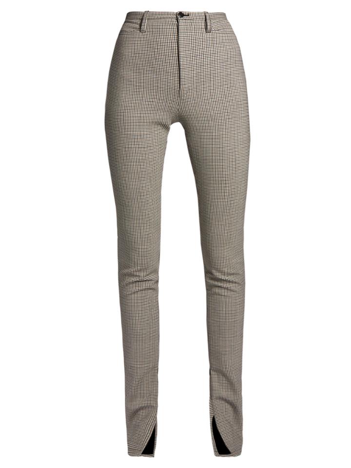 Balenciaga Hound's-tooth High-rise Skinny Trousers