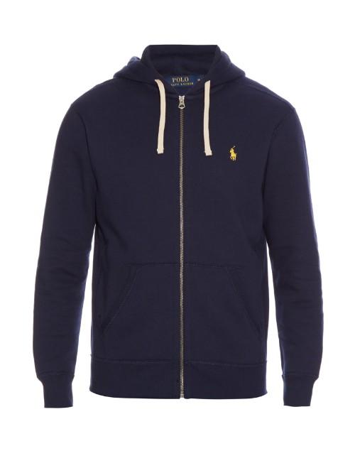 Polo Ralph Lauren Zip-up Cotton-blend Hooded Sweatshirt