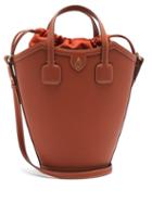 Matchesfashion.com Mark Cross - Madeline Saffiano-leather Bucket Bag - Womens - Orange