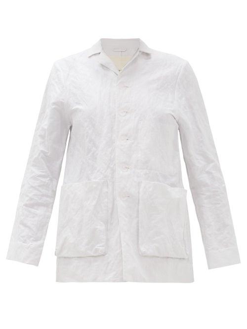 Matchesfashion.com Toogood - The Photographer Single-breasted Cotton Jacket - Womens - Ivory
