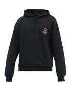 Mens Rtw Dolce & Gabbana - Logo-embroidered Cotton-blend Jersey Sweatshirt - Mens - Black