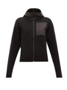Aztech Mountain - Matterhorn Zipped Technical-wool Hooded Sweatshirt - Womens - Black