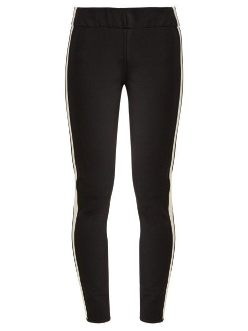 Matchesfashion.com Bogner - Moya Striped Ski Trousers - Womens - Black White