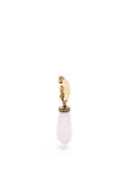 Alexander Mcqueen - Skull And Quartz Drop Single Earring - Womens - Pink