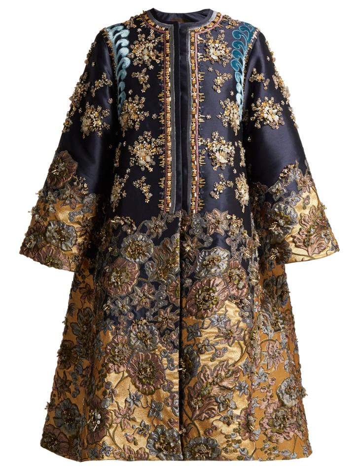 Biyan Hamisha Bead And Sequinned Fil Coup Jacket