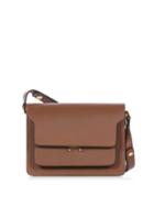 Matchesfashion.com Marni - Trunk Medium Leather Shoulder Bag - Womens - Tan