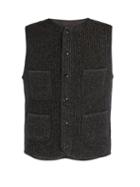 Matchesfashion.com Rrl - Textured Cotton Blend Gilet - Mens - Dark Navy