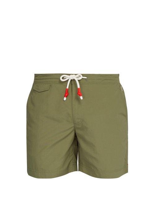 Matchesfashion.com Orlebar Brown - Standard Swim Shorts - Mens - Green