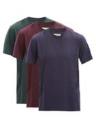 Matchesfashion.com Maison Margiela - Pack Of Three Cotton T-shirts - Mens - Multi