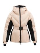 Matchesfashion.com Moncler Grenoble - Frachey Hooded Belted Down Jacket - Womens - Pink