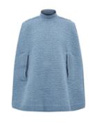 Matchesfashion.com Marc Jacobs - Wool And Cashmere Knitted Cape - Womens - Navy
