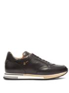 Matchesfashion.com Dunhill - Duke Low Top Leather Trainers - Mens - Black