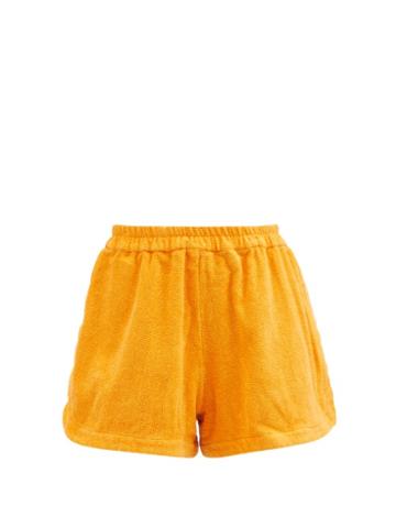 Terry - Cruise Cotton-terry Shorts - Womens - Orange