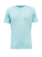 120 Lino 120% Lino - Linen-jersey T-shirt - Mens - Light Blue