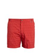 Dan Ward Leaf-print Swim Shorts