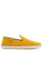 Matchesfashion.com Tod's - Collapsible Heel Suede Espadrilles - Mens - Yellow