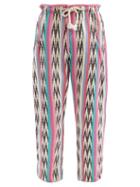 Matchesfashion.com Isabel Marant - Iago Striped Cotton Trousers - Mens - Multi