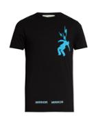 Off-white Flash-print Cotton-jersey T-shirt