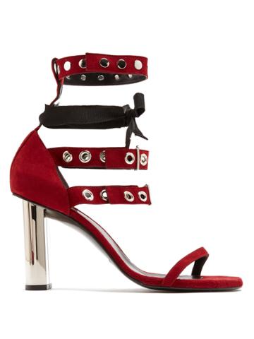 Clergerie X Self-portrait Leyla Suede Sandals
