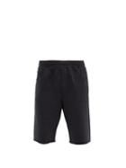 Matchesfashion.com Acne Studios - Fide Cut-off Cotton-jersey Shorts - Mens - Black