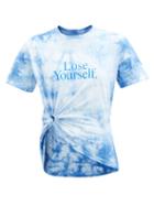 Matchesfashion.com Paco Rabanne - Lose Yourself Gathered Cotton-jersey T-shirt - Womens - Blue