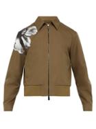 Matchesfashion.com Neil Barrett - Anemone Print Gabardine Harrington Jacket - Mens - Multi
