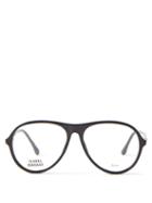 Isabel Marant Eyewear - Round Acetate Glasses - Womens - Black