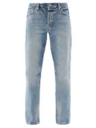 Matchesfashion.com Frame - Le Slouch High-rise Tapered-leg Jeans - Womens - Light Denim