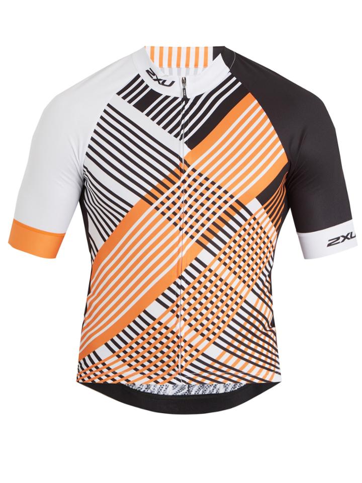 2xu Checked Performance Cycling Top