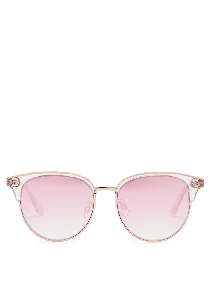 Le Specs Dj Vu Round-frame Sunglasses